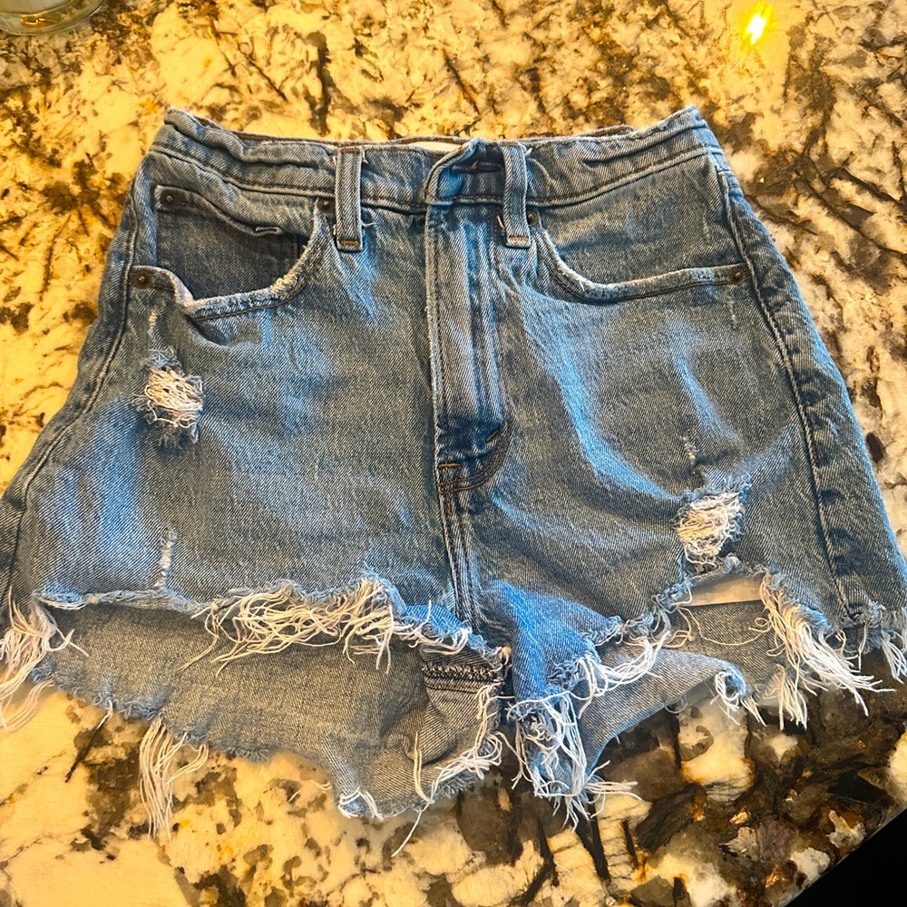 Abercrombie High Rise Mom Shorts| Curve Love